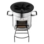Camping Rocket Stove, Wood Burning Portable Rocket Stove with Carrying Bag for Backpacking, Stainless Steel, Single Door, Burn W