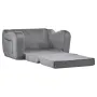 2-i-1 børnesofa, sammenfoldelig blød babysofa med armlæn, lavet