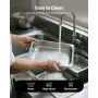 Stainless Steam Hotel Pan, 1/2 Size x 63.5mm Deep, 3.8L Table Steam Pan, Anti Jam Restaurant Supplies Reusable Rustproof Caterin