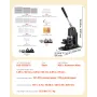 Button Maker Machine, 32/58/75 mm 3-in-1, Plastic Pin Maker with 300pcs Button Parts, Circle Cutter and Magic Book, Reinforced E