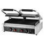 VEVOR Kommerciel Panini Grill, 3600 W elektrisk Sandwich Panini Maker, Rustfrit stål Dobbelt Sandwich Press, Panini Grill Temp