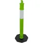 3 Pack Traffic Delineator Posts, 1140 mm Traffic Safety Cones with Weighted Base and Reflective Strips, Heavy Duty Delineator Po