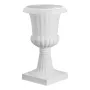 VEVOR Plastic Urn Planters, 25 x 42 cm, 2 Pack White Classic Flower Pots Front Porch Planters, Indoor & Outdoor Vase for Wedding