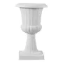 VEVOR Plastic Urn Planters, 25 x 42 cm, 2 Pack White Classic Flower Pots Front Porch Planters, Indoor & Outdoor Vase for Wedding