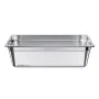 Stainless Steam Hotel Pan, Full Size x 145mm Deep, 20.5L Table Steam Pan, Anti Jam Restaurant Supplies Reusable Rustproof Cateri