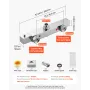 VEVOR Thermostatic Shower Faucet Valve, 38℃ Secure Lock Thermostatic Shower Faucet Valve, Hot Cold Water Showering Faucets Tempe