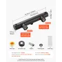 Thermostatic Shower Faucet Valve, 38℃ Secure Lock Thermostatic Shower Valve Trim Kit, Hot Cold Water Showering Faucet Temperatur