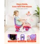 VEVOR Ride On Toddler Push Car, Push Car for Toddler 19 to 36 Months, Kids Ride On Toy with Horn & Music, 22 kg Load Capacity, U