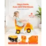 VEVOR Ride On Toddler Push Car, Push Car for Toddler 19 to 36 Months, Kids Ride On Toy with Horn & Music, 22 kg Load Capacity, U