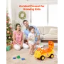 VEVOR Ride On Toddler Push Car, Push Car for Toddler 19 to 36 Months, Kids Ride On Toy with Horn & Music, 22 kg Load Capacity, U