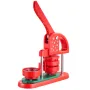 Button Maker Machine, 58 mm, Plastic Pin Maker with 100pcs Button Parts, Circle Cutter and Hex Wrenches, Reinforced Ergonomic Ha