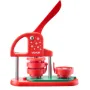 Button Maker Machine, 58 mm, Plastic Pin Maker with 100pcs Button Parts, Circle Cutter and Hex Wrenches, Reinforced Ergonomic Ha