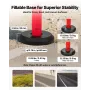 9-pack trafikafgrænserstolper, 1140 mm trafiksikkerhedskegler