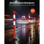 3-pack trafikafgrænserstolper, 871 mm trafiksikkerhedskegler