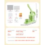 Button Maker Machine, 75 mm, Plastic Pin Maker med 100 stk