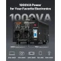 Spændingsomformer Transformer, 1000VA, Heavy Duty Step Up/Down