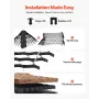 Gravel Grid, 2 Inch Depth, 26.87 x 3.94 FT / 8200 x 1200 mm, 1880 LBS Per Sq ft Grass Ground Retainer, Permeable Geo Grids Drive
