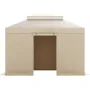 Winter Gazebo Cover Fits 3.05 x 3.65 m Hardtop Gazebos, All-Weather Double-Tiered Gazebo Cover with Sidewalls & Windows, High-De