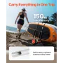 Kajakvogn, 68,0 kg bæreevne, Stand Up Paddle Board Trolley med