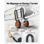 Kajakvogn, 68,0 kg bæreevne, Stand Up Paddle Board Trolley med