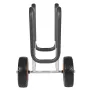 Kayak Cart, 68.0 kg Load Capacity, Stand Up Paddle Board Trolley with 25.4 cm Solid Rubber Tires & Kickstands, Paddle Board Carr
