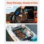 Kayak Cart, 149.7 kg Load Capacity, Canoe Cart Dolly with 38.1 cm Solid Rubber Tires & Kickstand, Assembles & Disassembles Withi