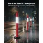 3-pack Traffic Delineator-stolper, 1140 mm