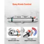 VEVOR Thermostatic Shower Faucet Valve, Anti-Scald 38℃ Secure Lock Thermostatic Shower Mixer Valve, Hot Cold Water Showering Fau