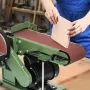 Sanding Belts, 152mm x 1219mm Belt Sander Sanding Belts, 10PCS 80 Grit Aluminum Oxide for Woodworking, Steel, Aluminum, Non-Ferr