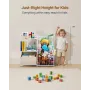 Kids bogreol og opbevaring af tøjdyr, legetøjsopbevaring