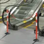 4-pack trafikafgrænserstolper, 871 mm trafiksikkerhedskegler
