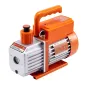 115 L/min AC Vacuum Pump and Gauge Set, Single Stage, Rotary Vane HVAC Air Vacuum Pump, A/C Refrigerant Manifold Gauge Kit, with