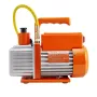 115 L/min AC Vacuum Pump and Gauge Set, Single Stage, Rotary Vane HVAC Air Vacuum Pump, A/C Refrigerant Manifold Gauge Kit, with