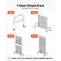 2-pakker gittervægpaneler, 898 x 1798 mm trådnetpaneler