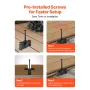 500 STK Hidden Deck Fasteners til Composite Decking Board