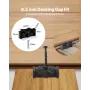 90PCS Hidden Deck Fasteners for Composite Decking Board, Universal Composite T Clips & Plastic Hidden Fasteners with Metal Screw