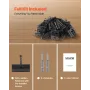 VEVOR 500 STK Hidden Deck Fasteners til Composite Decking Board, Universal Composite Clips & Plastic Hidden Fasteners with Metal