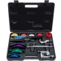 Copper Pipe Bender, 7 Colorful Dies 1/4-7/8 inch 90 Degrees Forward and Reverse Bending, 6-22 mm for Copper & Aluminum Tubes wit