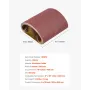 VEVOR Sanding Belts, 202mm x 485mm Belt Sander Sanding Belts, 12PCS 80 Grit Aluminum Oxide for Woodworking, Steel, Aluminum, Non