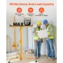 4877 mm Gipspladeløft, Heavy Duty 68 kg Sheetrock-hejs med