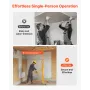 4877 mm Gipspladeløft, Heavy Duty 68 kg Sheetrock-hejs med