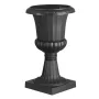 VEVOR Plastic Urn Planters, 40 x 67 cm, 2 Pack Black Classic Flower Pots Front Porch Planters, Indoor & Outdoor Vase for Wedding