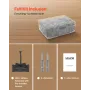 900PCS Hidden Deck Fasteners for Composite Decking Board, Universal Composite T Clips & Plastic Hidden Fasteners with Metal Scre
