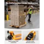 palleløfter, 2,5T lastkapacitet, manuel palletruck med 122L x