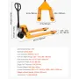VEVOR Pallet Jack, 2.5T Load Capacity, Manual Pallet Truck with 122L x 68.6W cm Forks for Material Handling, 85-180 mm Fork Lift