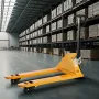 Pallet Jack, 2.5T Load Capacity, Manual Pallet Truck with 122L x 68.6W cm Forks for Material Handling, 85-180 mm Fork Lift Heigh