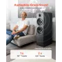 VEVOR Passive Floorstanding Speaker, 2-Way, Floor-Standing Tower Speaker with 25.4 mm Tweeter, Dual 203.2 mm Woofers, 600W Peak,