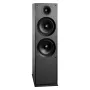 Passive Floorstanding Speaker, 2-Way, Floor-Standing Tower Speaker with 25.4 mm Tweeter, Dual 203.2 mm Woofers, 600W Peak, 50Hz–