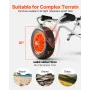 kajakvogn, 113,4 kg bæreevne, foldbar kajakvogn med 25,4 cm
