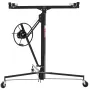 3353mm Drywall Lift, Heavy-Duty 68 kg Sheetrock Hoist with Adjustable Telescoping Arm, Lockable Wheels, Drywall Lifter Panel Jac